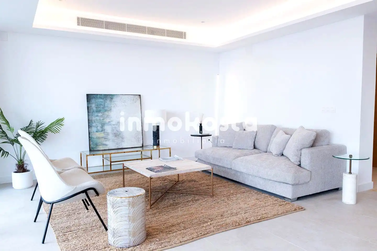 Sala de estar de Casa o chalet en venta en Altea con Aire acondicionado, Jardín privado y Terraza