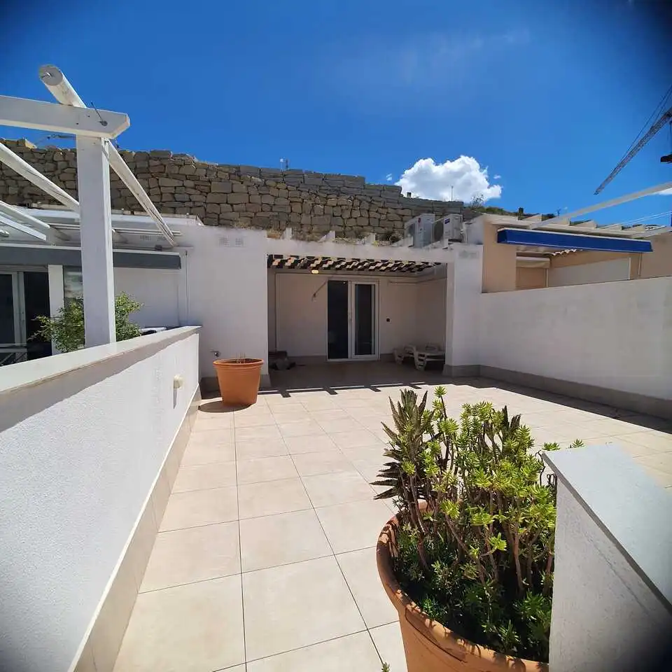 Terraza de Casa adosada en venta en Rojales con Microondas
