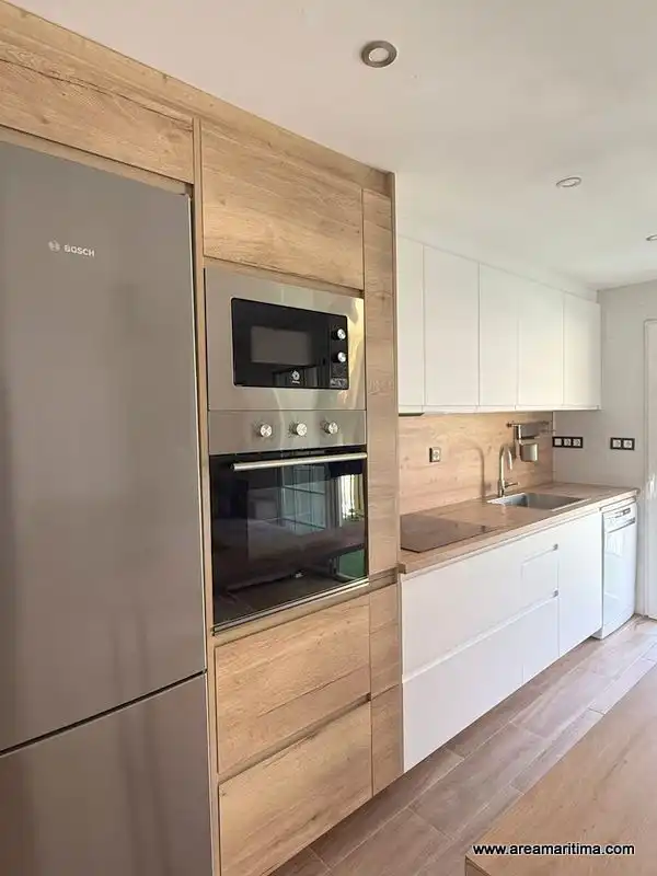 Kitchen of Flat for rent in Alboraya  with Air Conditioner, Parquet flooring and Terrace