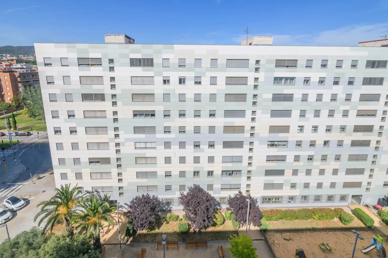 Exterior view of Flat for sale in Cornellà de Llobregat  with Air Conditioner, Heating and Storage room
