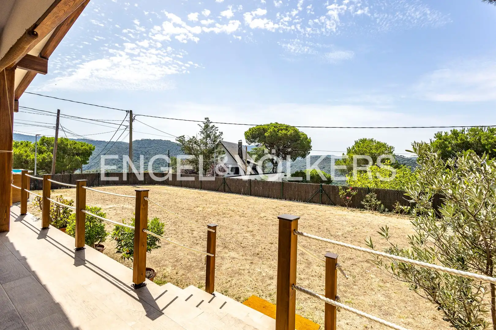 Terraza de Casa o chalet en venta en Vilanova del Vallès con Aire acondicionado, Calefacción y Jardín privado