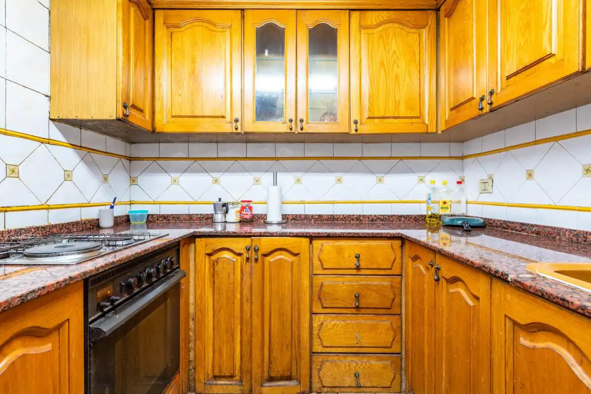 Cocina de Piso en venta en Castellón de la Plana / Castelló de la Plana con Calefacción, Terraza y Balcón