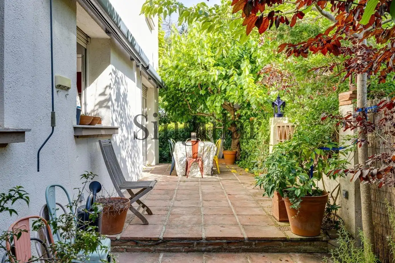 Terrassa de Casa o xalet en venda en Sant Cugat del Vallès amb Calefacció, Jardí privat i Traster