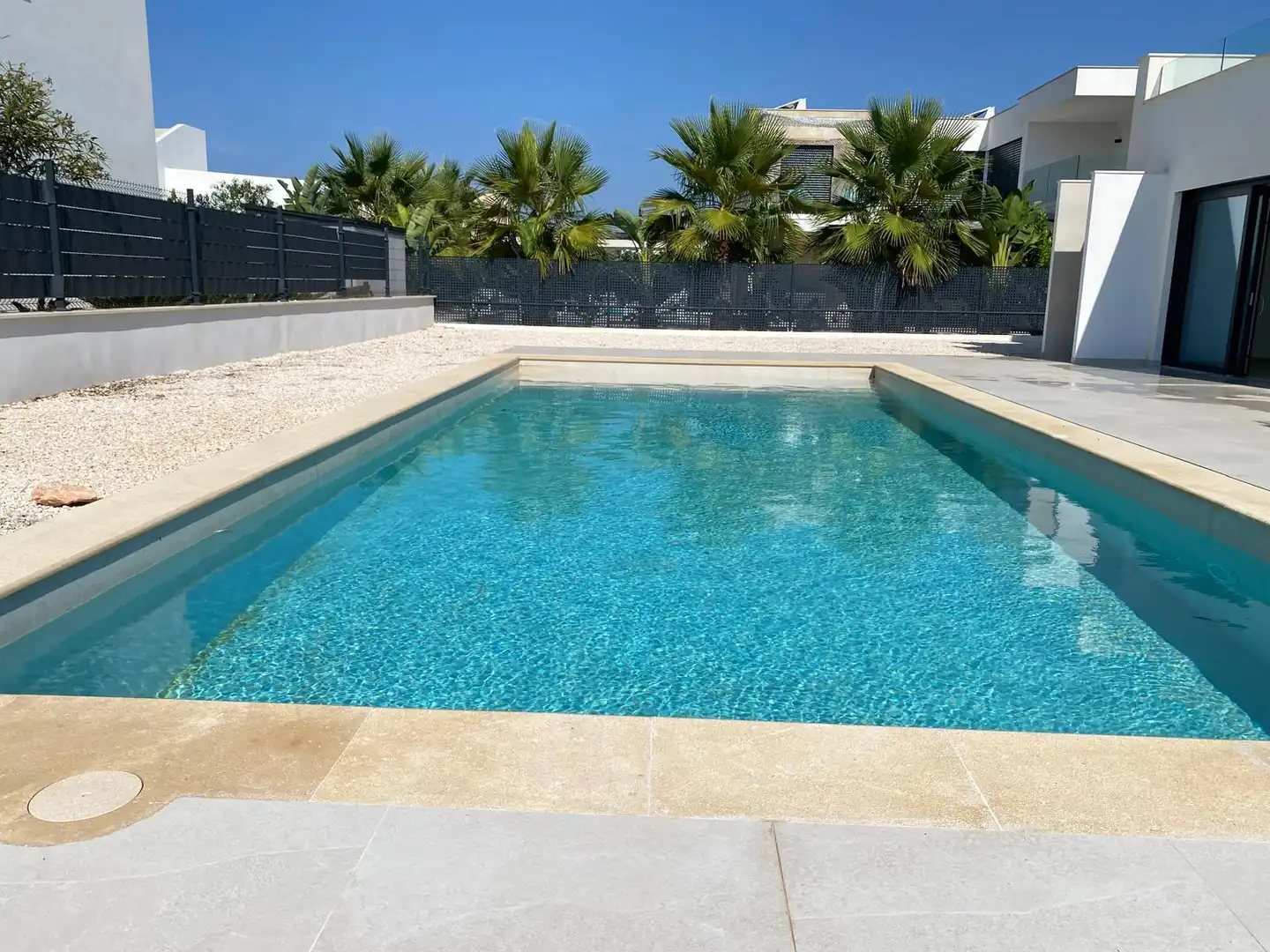 Piscina de Casa o xalet en venda en Campos amb Aire condicionat, Calefacció i Jardí privat