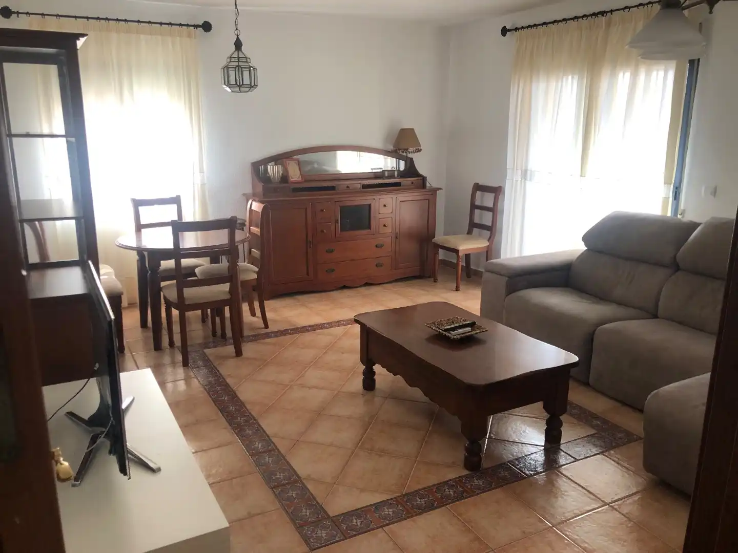 Living room of Flat for rent in Cartagena  with Air Conditioner, Furnished and Oven