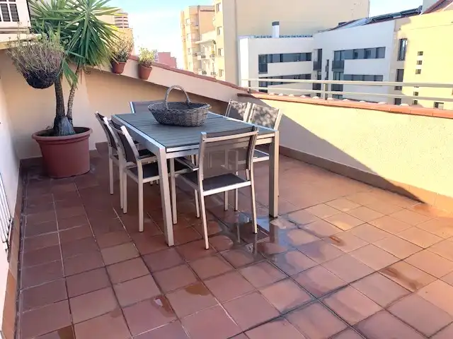 Terrasse von Maisonette zum Verkauf in Badalona mit Klimaanlage, Heizung und Terrasse