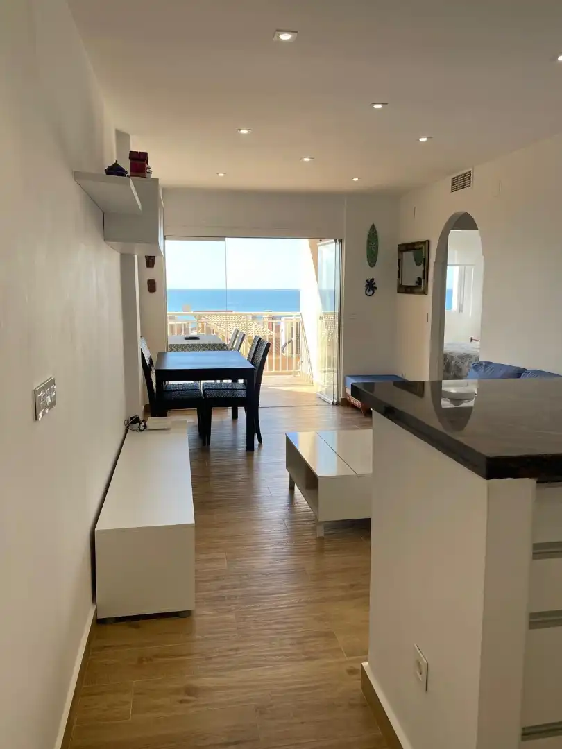Menjador de Apartament en venda en Santa Pola amb Aire condicionat, Parquet i Terrassa