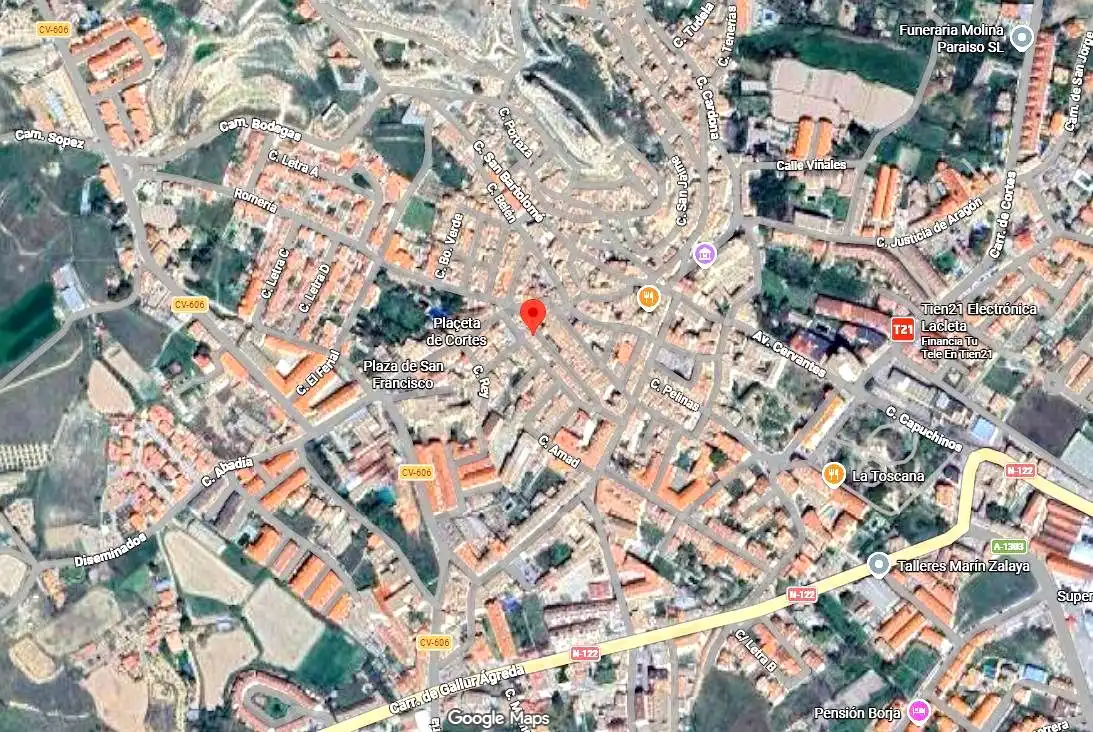 Außenansicht von Wohnung zum Verkauf in Borja mit Heizung, Möbliert und Balkon