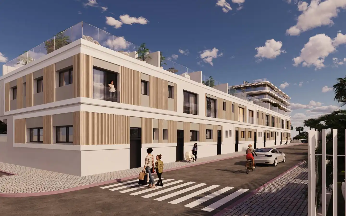 Vista exterior de Piso en venta en El Puig de Santa Maria con Aire acondicionado, Terraza y Piscina