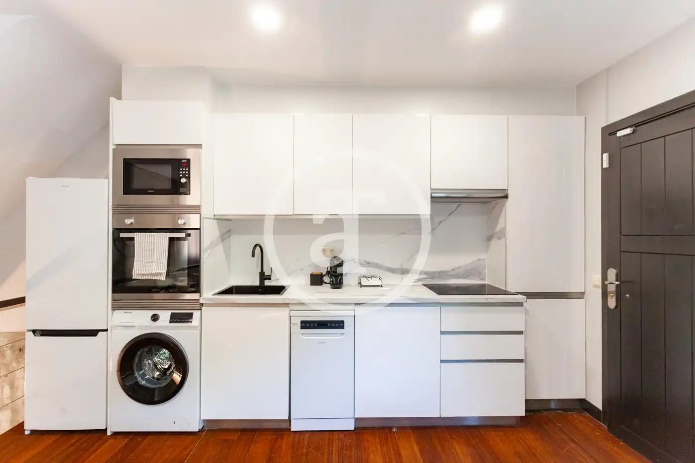 Kitchen of Duplexes for rent in Madrid  with Air Conditioner, Heating and Furnished