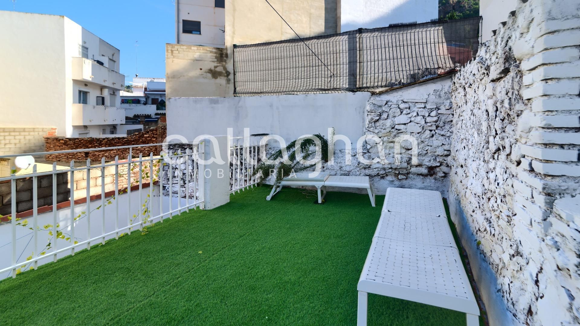 Terrace of Single-family semi-detached for sale in Náquera  with Air Conditioner, Private garden and Terrace