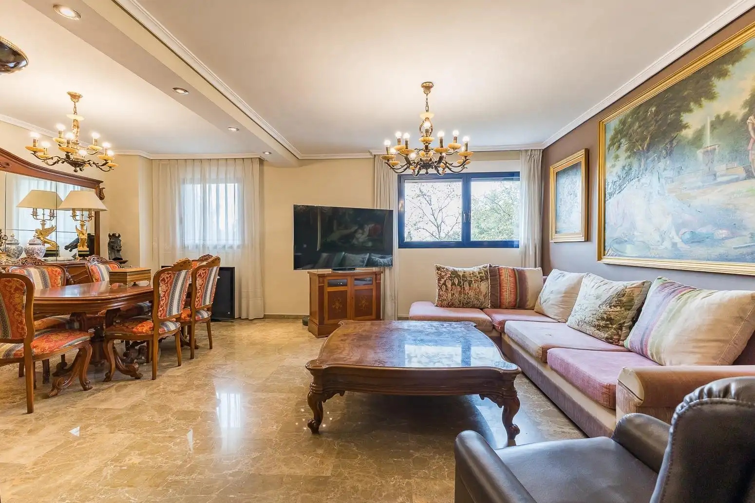 Sala de estar de Piso en venta en Valencia con Aire acondicionado y Calefacción