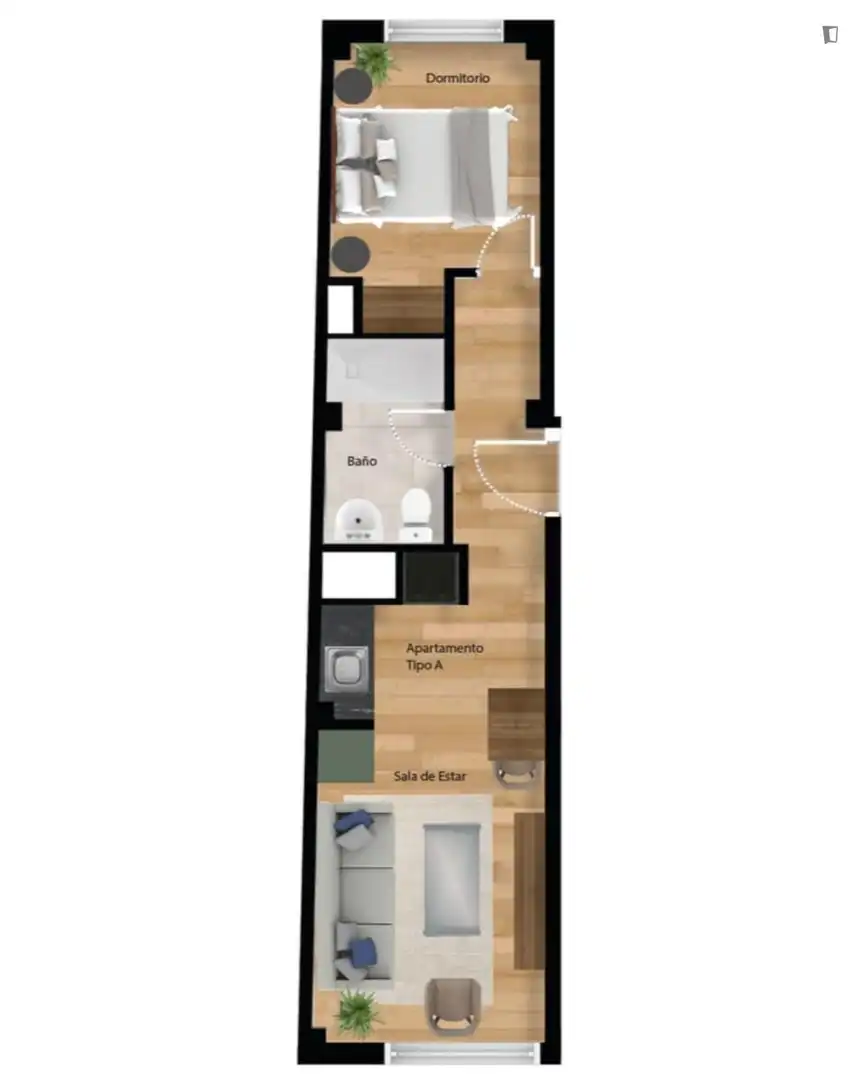 Apartamento de alquiler en San Isidro