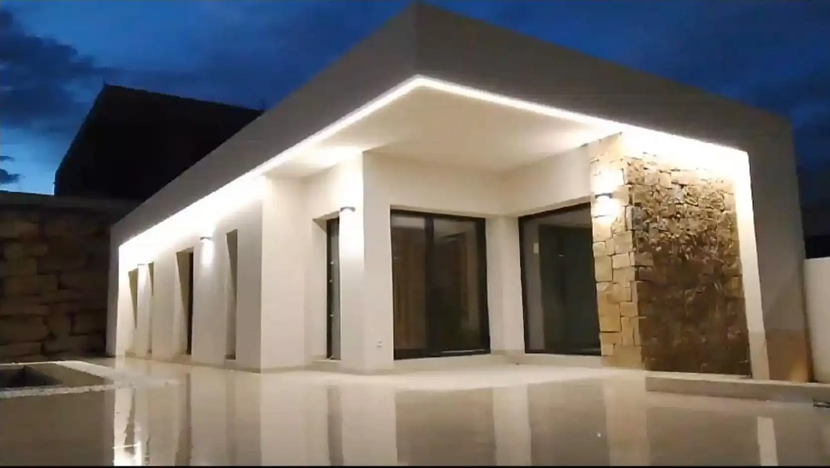 Exterior view of Houses for rent in Finestrat  with Air Conditioner, Heating and Private garden