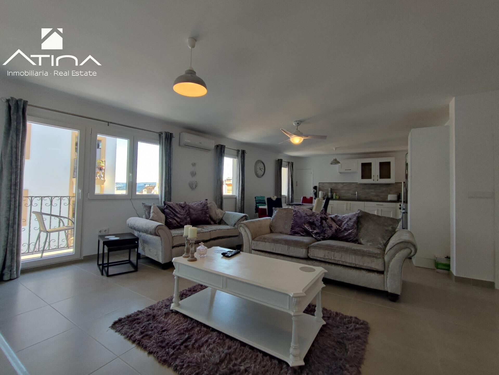 Living room of Apartment for sale in Jávea / Xàbia  with Air Conditioner, Terrace and Furnished