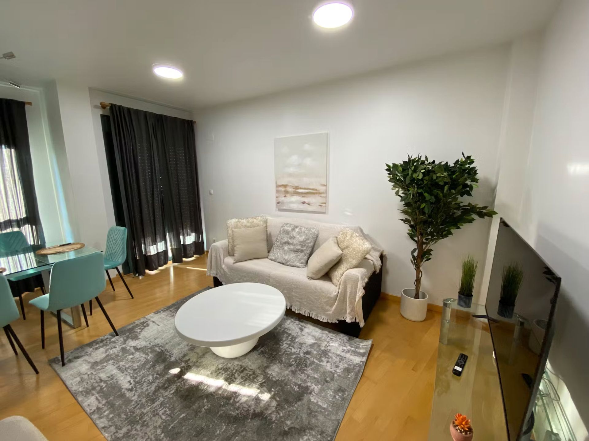 Sala de estar de Apartamento de alquiler en  Madrid Capital con Amueblado y Se aceptan mascotas