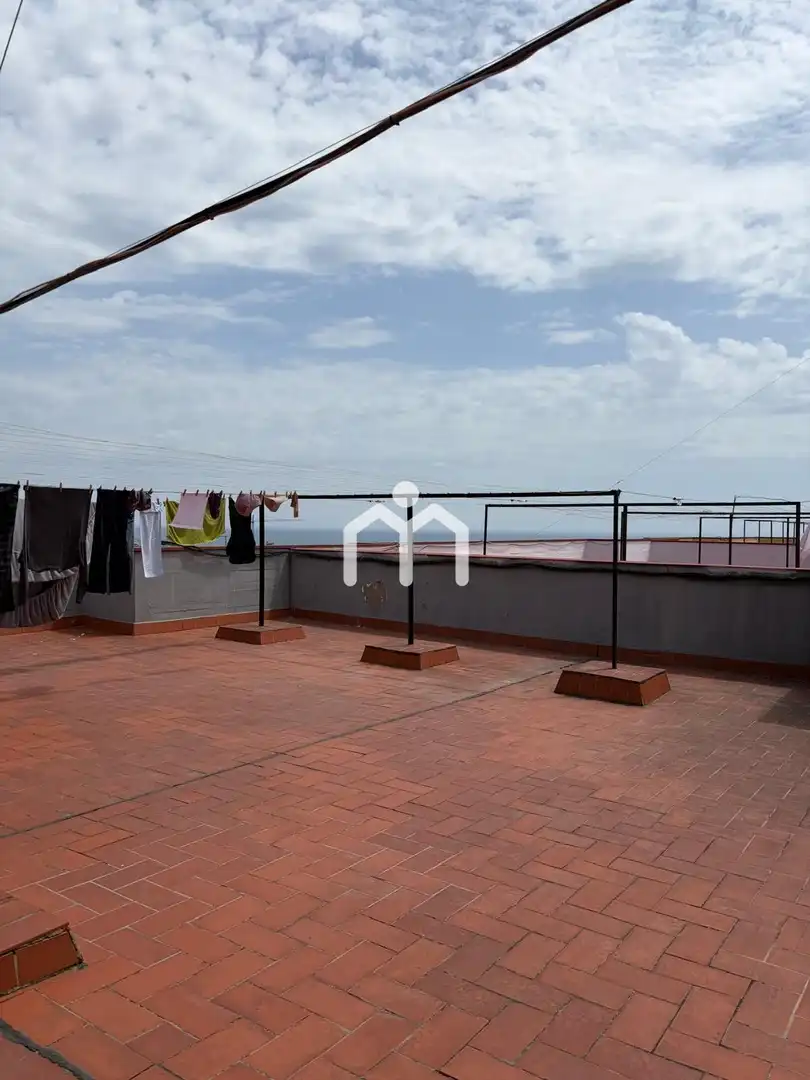 Terrace of Flat for sale in Badalona  with Air Conditioner, Heating and Parquet flooring