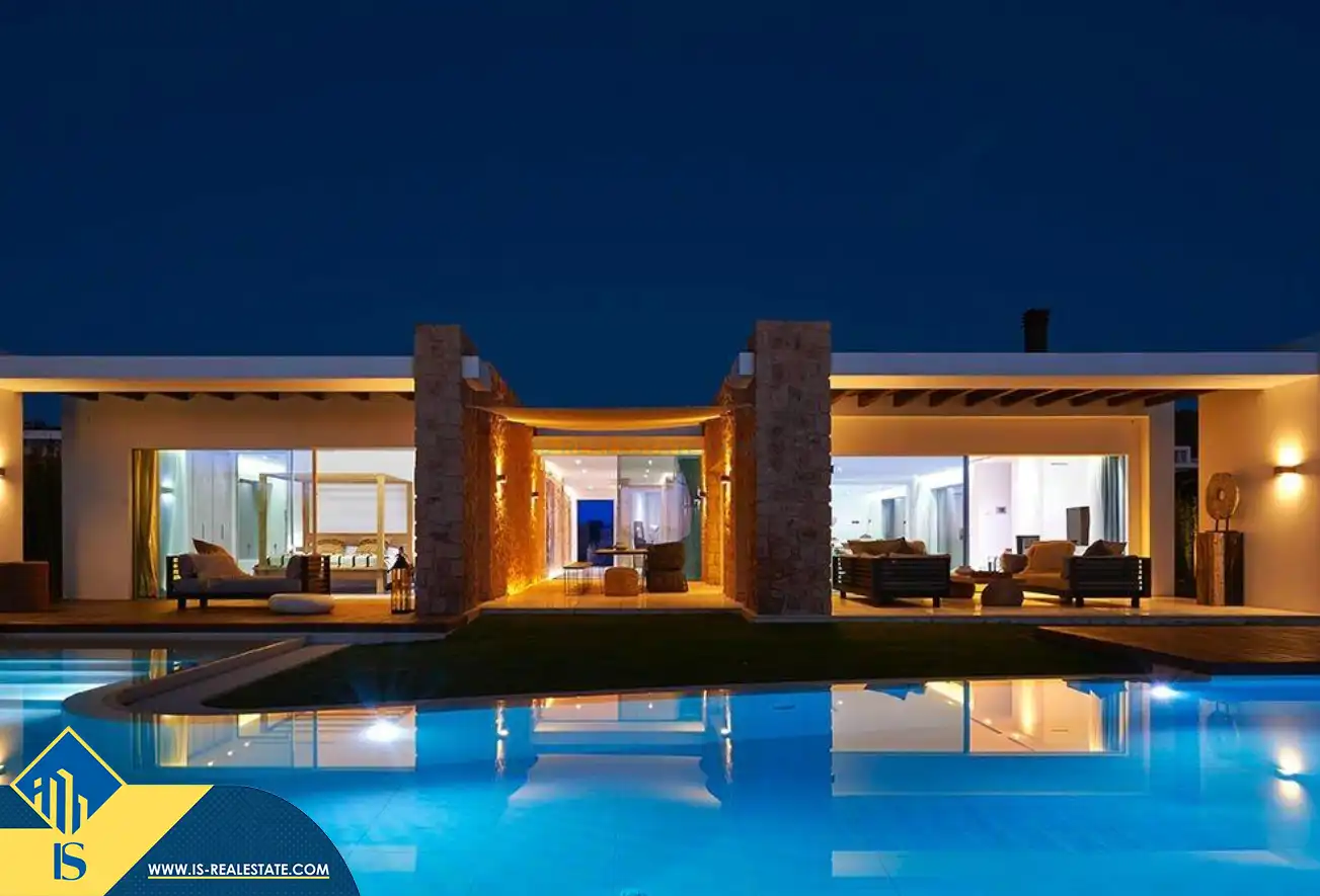 Vista exterior de Casa o xalet en venda en Sant Josep de sa Talaia amb Aire condicionat, Calefacció i Jardí privat