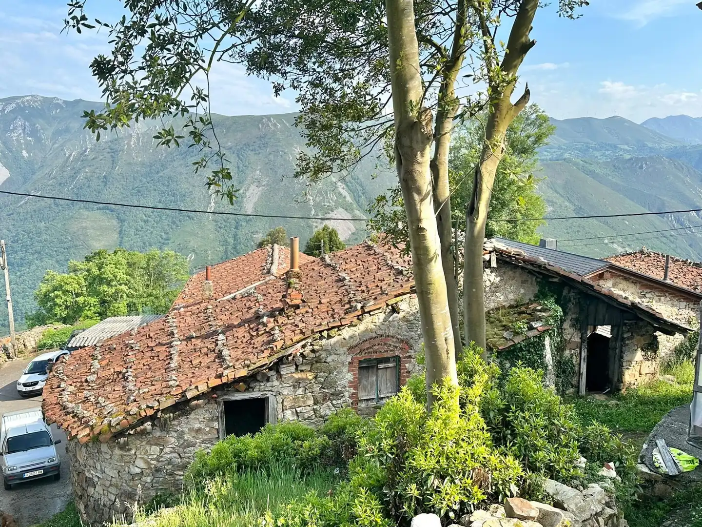 Vista exterior de Casa o xalet en venda en Salas amb Jardí privat