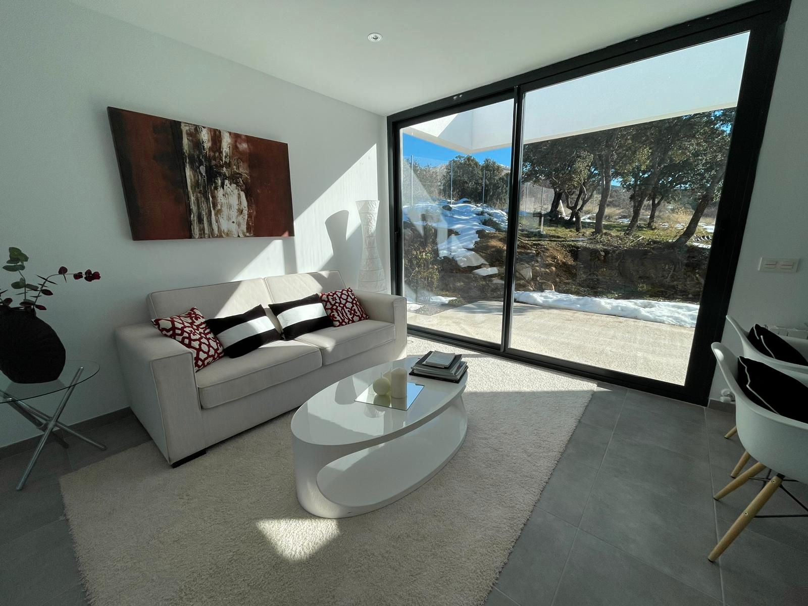 Living room of Single-family semi-detached for sale in Vegas de Matute  with Heating, Private garden and Oven