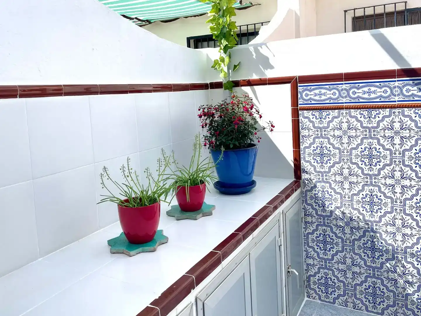 Terrassa de Casa adosada en venda en Rincón de la Victoria amb Aire condicionat i Balcó