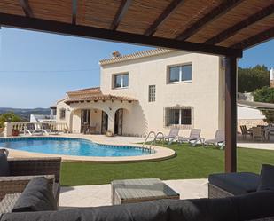 Swimming pool of House or chalet to rent in Moraira  with Air Conditioner, Terrace and Swimming Pool