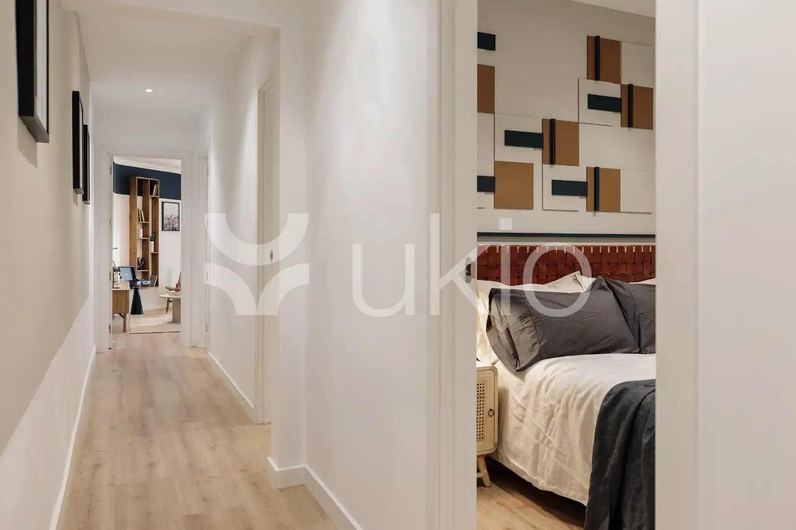 Bedroom of Apartments for rent in Barcelona  with Air Conditioner, Heating and Terrace