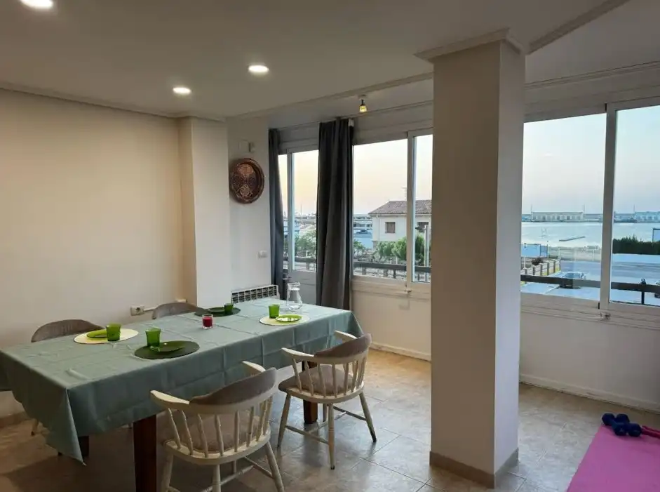 Esszimmer von Wohnung zur Miete in Burriana / Borriana mit Möbliert