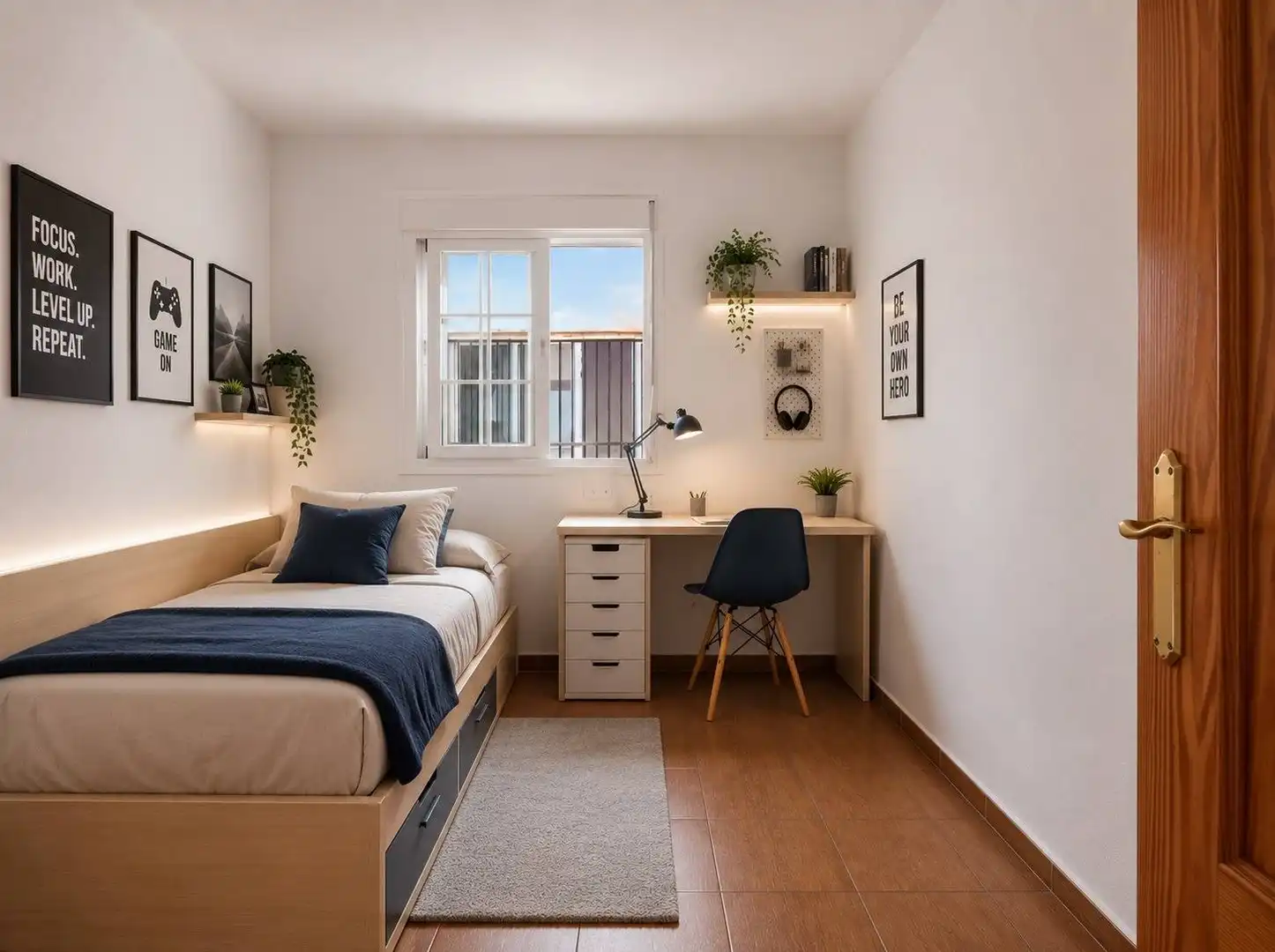 Bedroom of Flat for sale in Roquetas de Mar  with Terrace