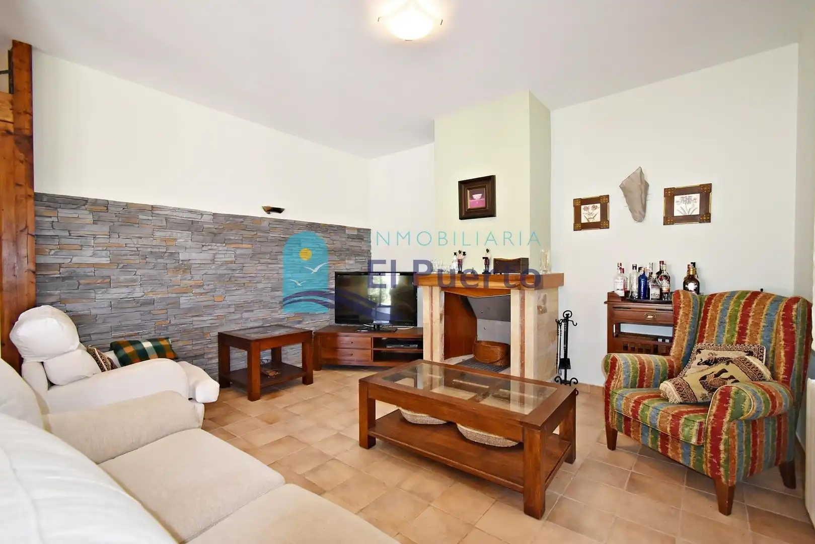 Sala de estar de Casa o chalet en venta en Totana con Aire acondicionado, Jardín privado y Terraza