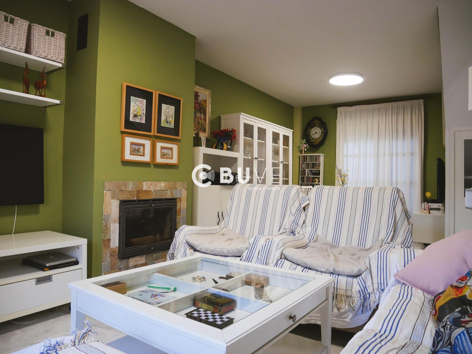 Living room of Single-family semi-detached for sale in Villanueva del Ariscal  with Heating, Terrace and Furnished
