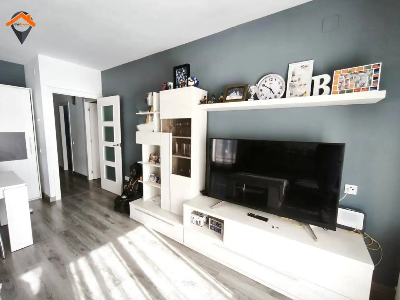 Sala de estar de Piso en venta en Sabadell con Aire acondicionado, Calefacción y Parquet