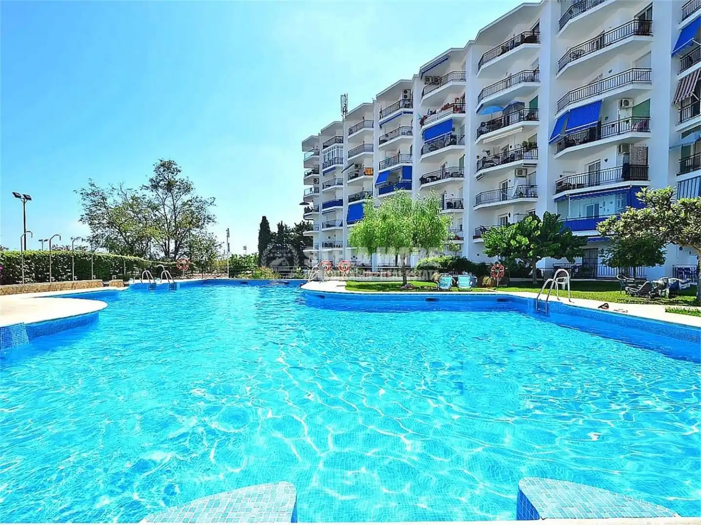 Swimming pool of Flat for rent in Nerja  with Parquet flooring, Terrace and Storage room