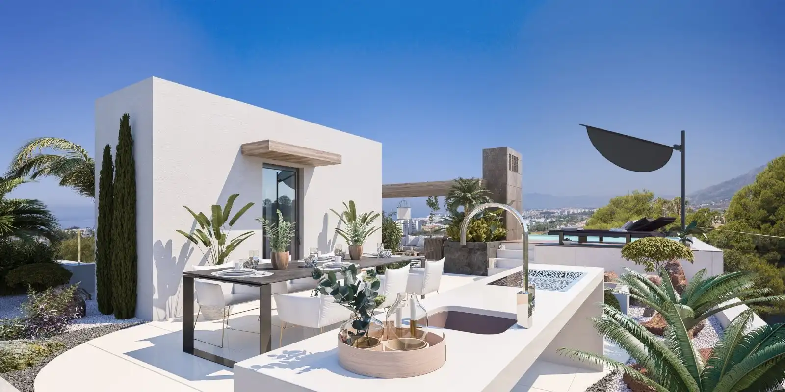 Terrace of Houses for sale in Marbella  with Air Conditioner, Private garden and Terrace