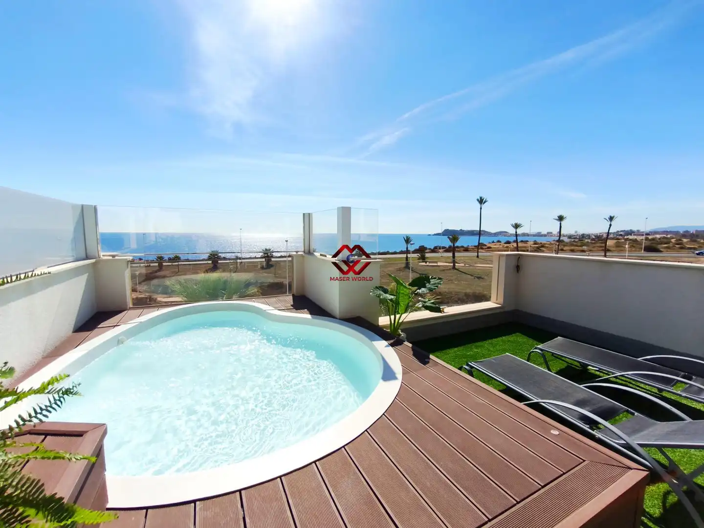 Terrassa de Apartament en venda en Puerto de Mazarrón
