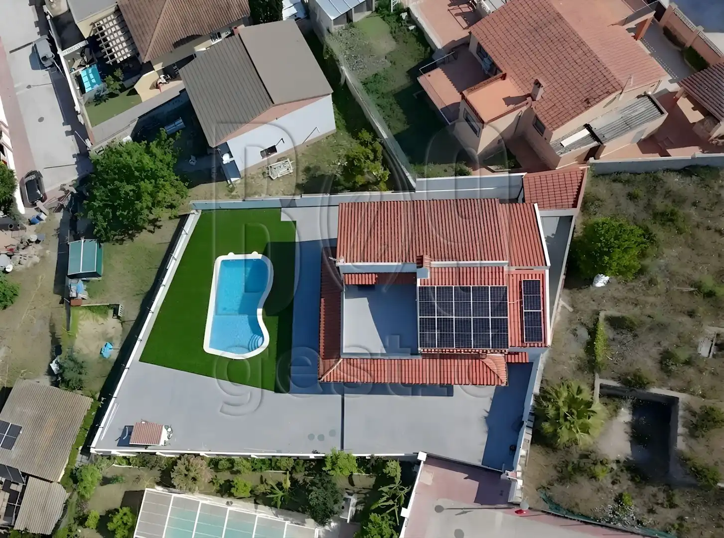 Piscina de Casa o xalet en venda en Els Pallaresos amb Aire condicionat, Calefacció i Jardí privat