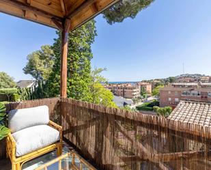 Terrace of House or chalet to rent in Castelldefels  with Air Conditioner, Heating and Parquet flooring