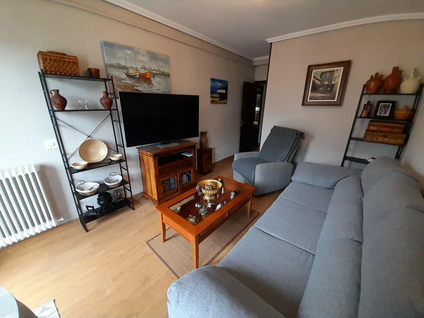 Living room of Flat for sale in Ponferrada  with Heating, Storage room and Balcony