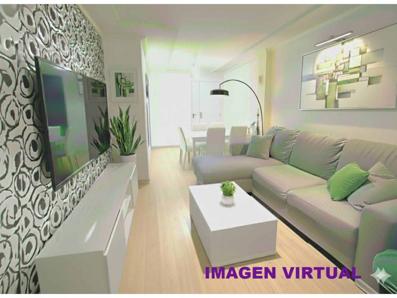 Sala d'estar de Pis en venda en Bilbao  amb Calefacció i Moblat