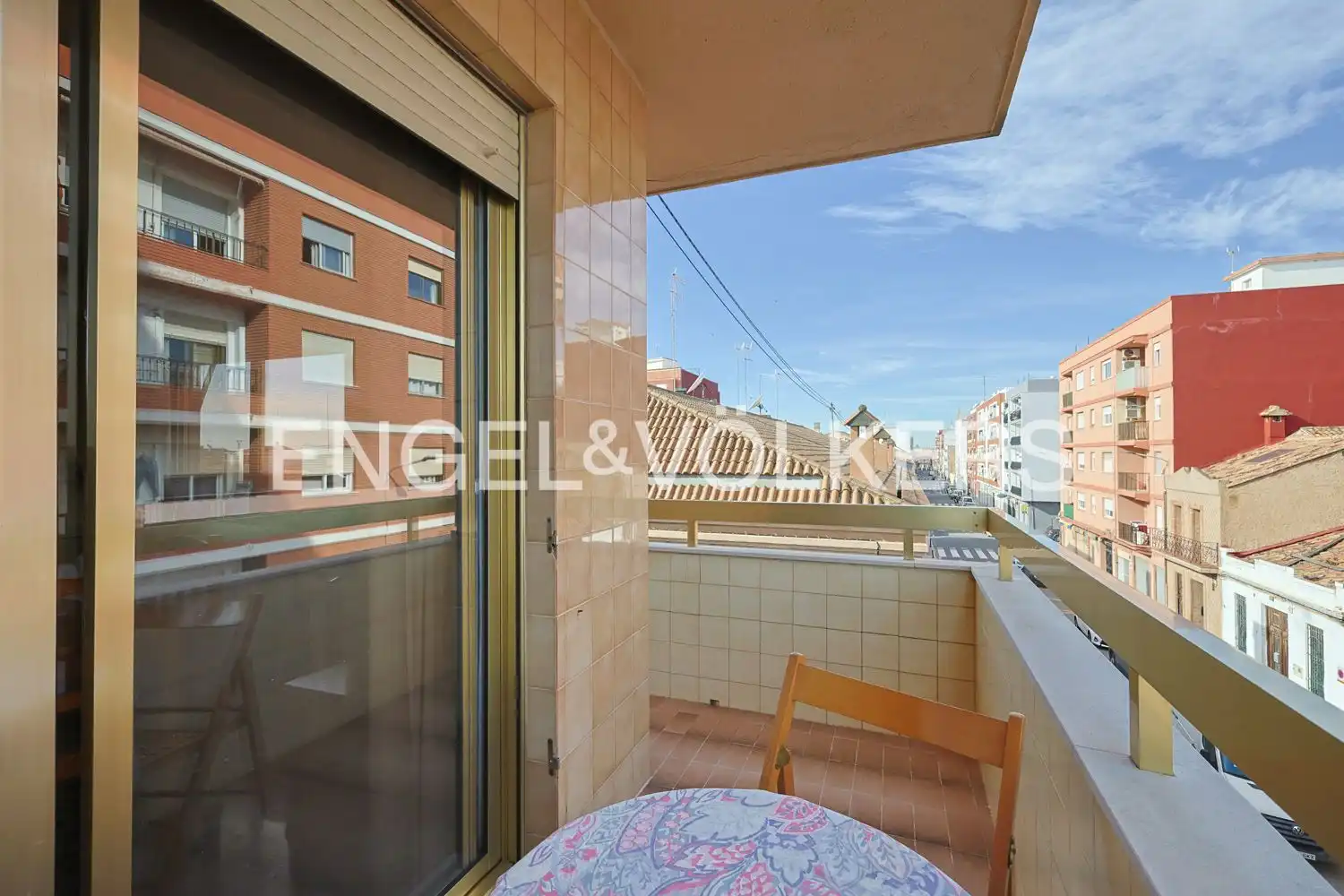Terrasse von Wohnung zur Miete in Valencia mit Klimaanlage, Heizung und Möbliert