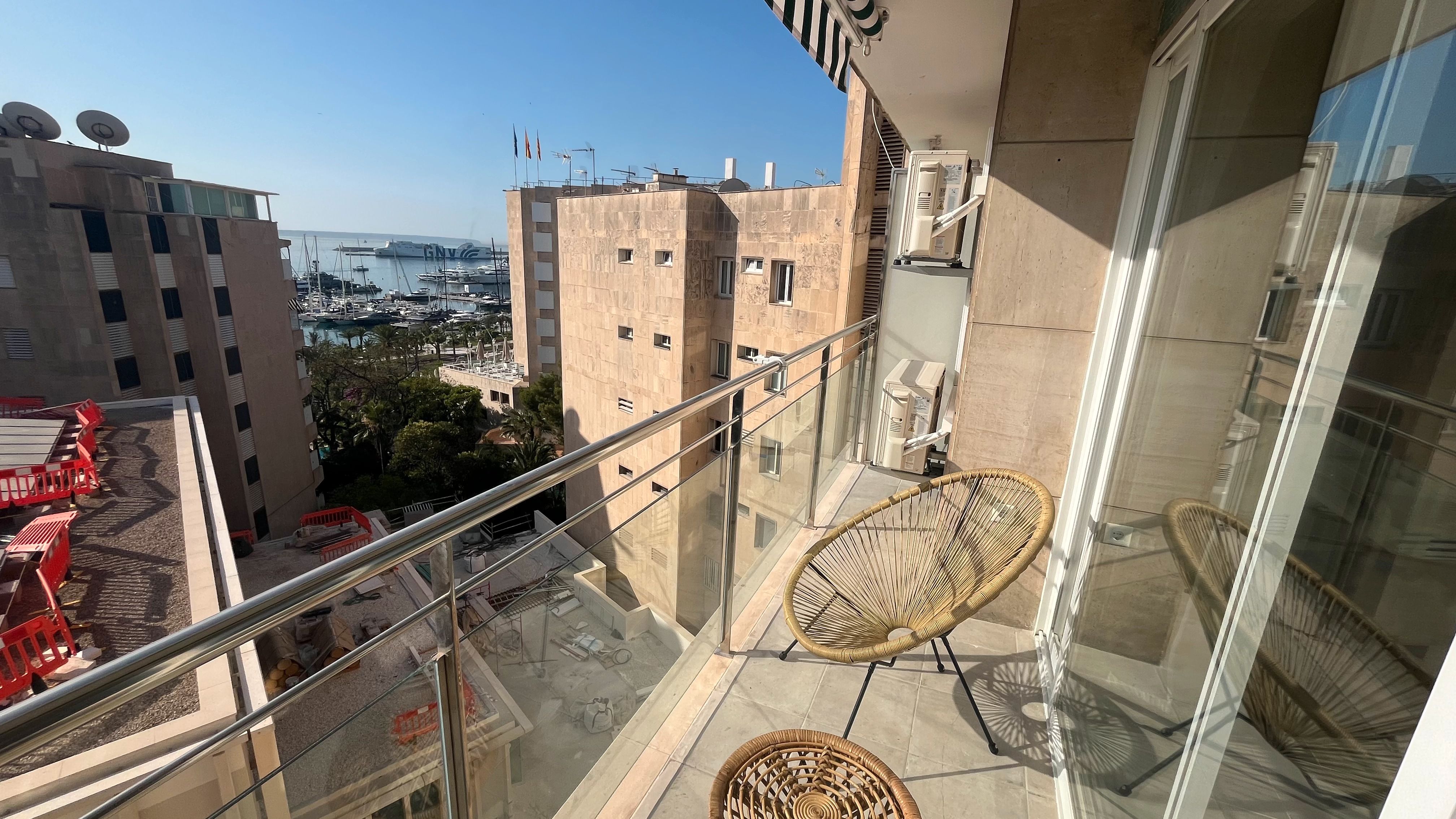 Terraza de Dúplex de alquiler en  Palma de Mallorca con Aire acondicionado y Amueblado