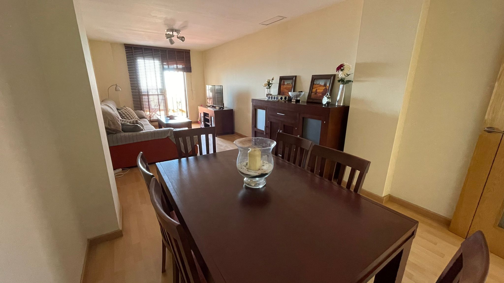 Menjador de Pis de lloguer en Benalmádena amb Aire condicionat, Calefacció i Parquet