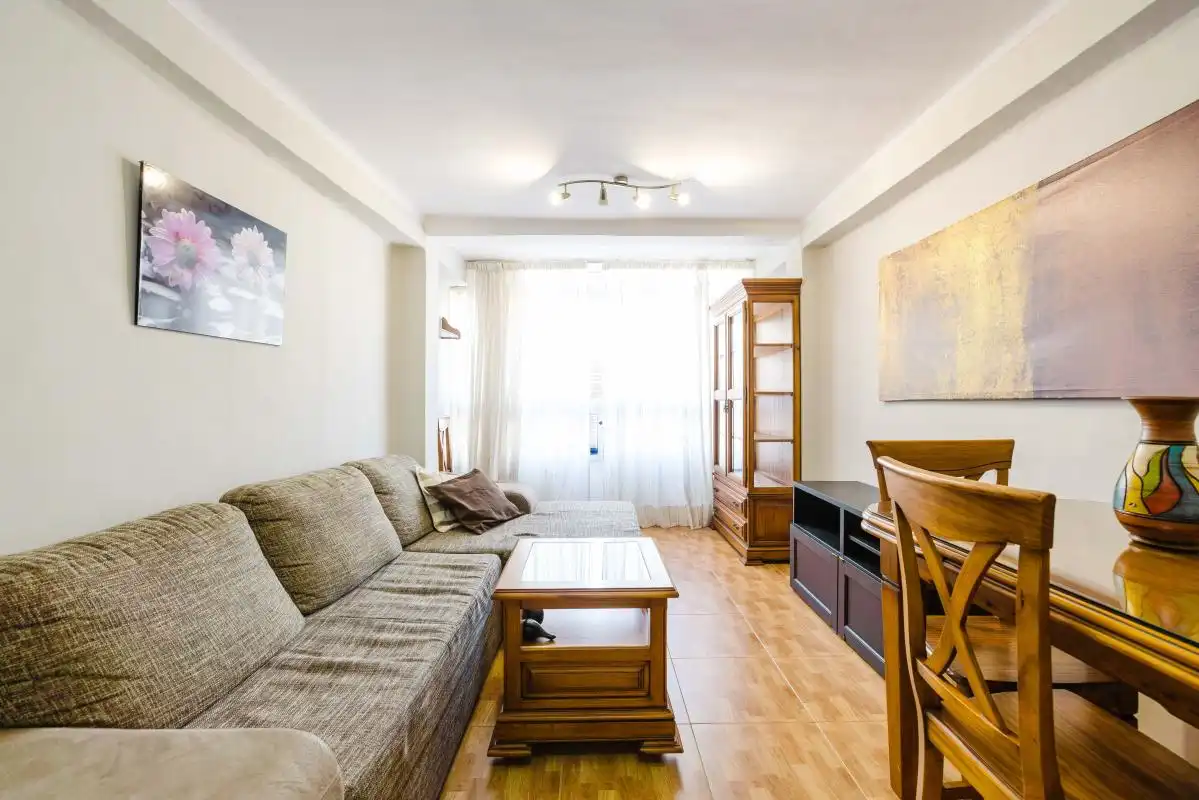 Living room of Flat for sale in Málaga Capital  with Air Conditioner and Heating