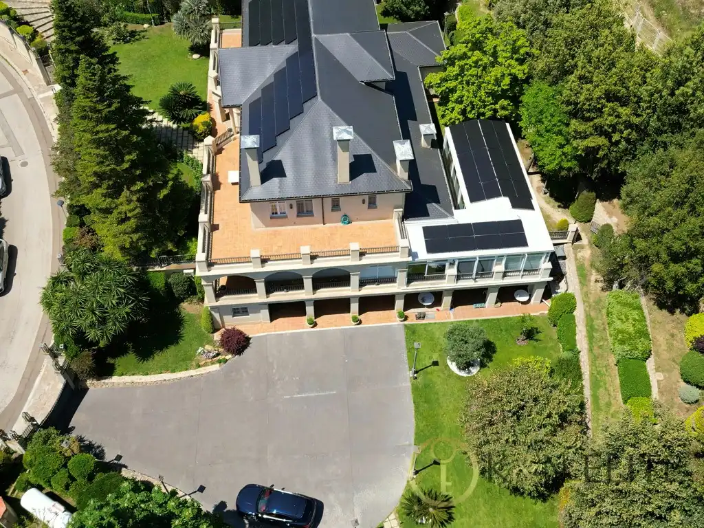 Vista exterior de Casa o xalet en venda en Cocentaina amb Aire condicionat, Calefacció i Jardí privat
