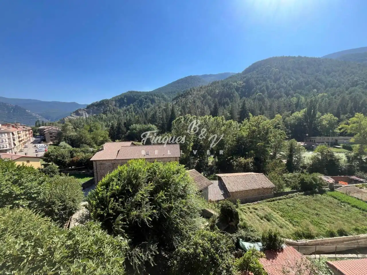 Exterior view of Flat for sale in Bagà  with Heating, Furnished and Balcony