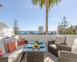 Terrace of Apartment for sale in Benalmádena  with Air Conditioner, Heating and Private garden