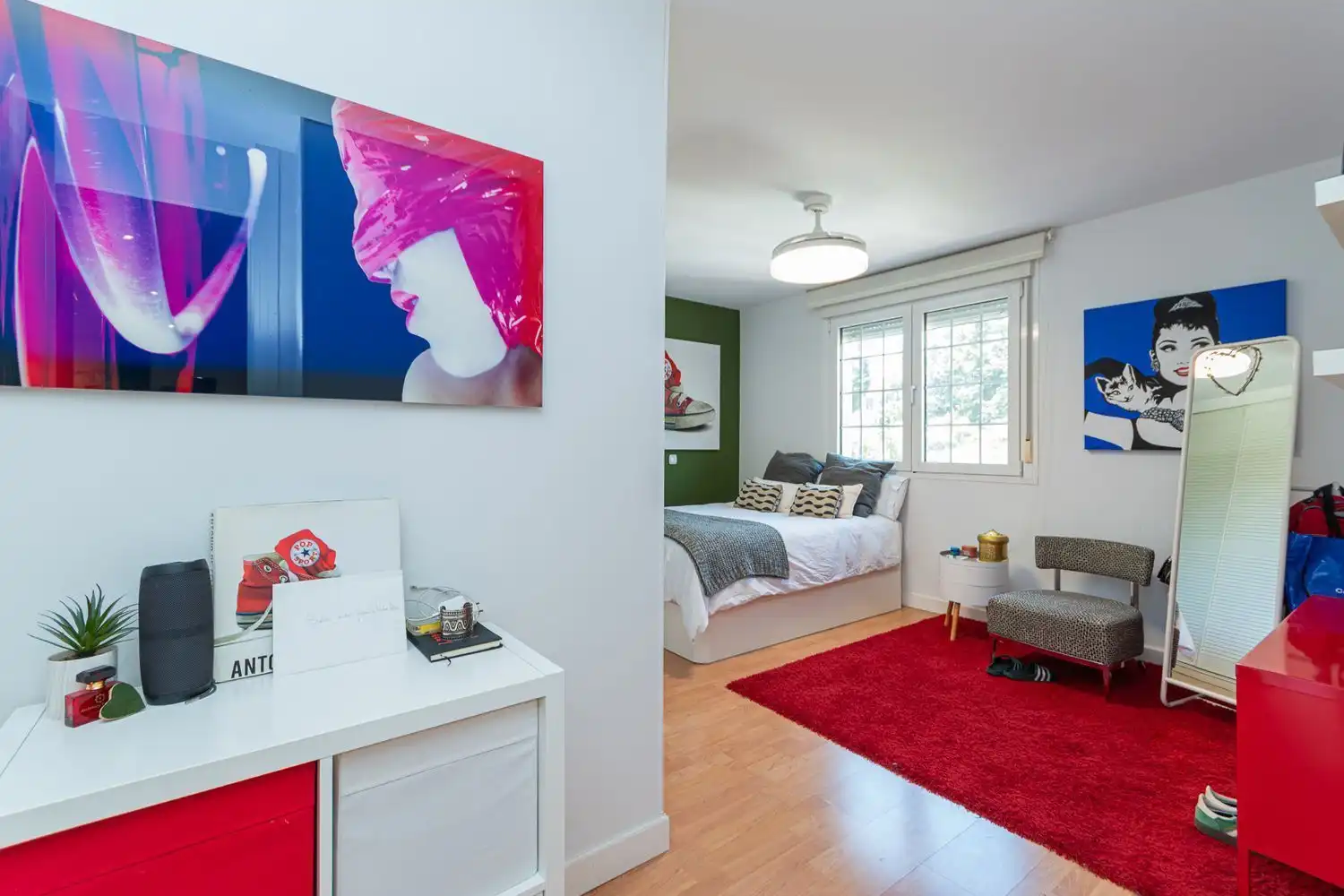Bedroom of Houses for sale in Boadilla del Monte  with Air Conditioner, Heating and Storage room