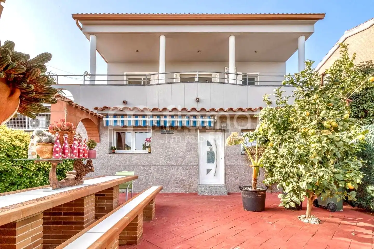 Vista exterior de Casa o xalet en venda en Tordera amb Terrassa i Piscina