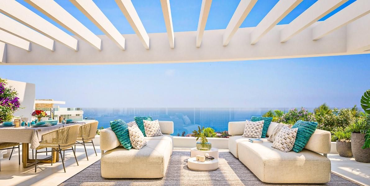 Terrace of Attic for sale in Mijas  with Air Conditioner, Heating and Private garden