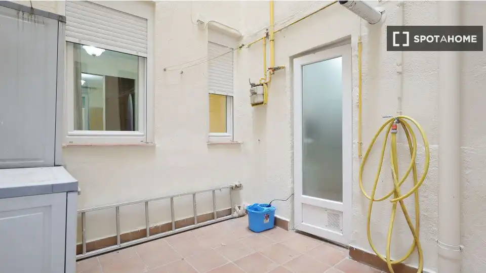 Terrassa de Apartament per a compartir en Madrid amb Aire condicionat, Calefacció i Terrassa